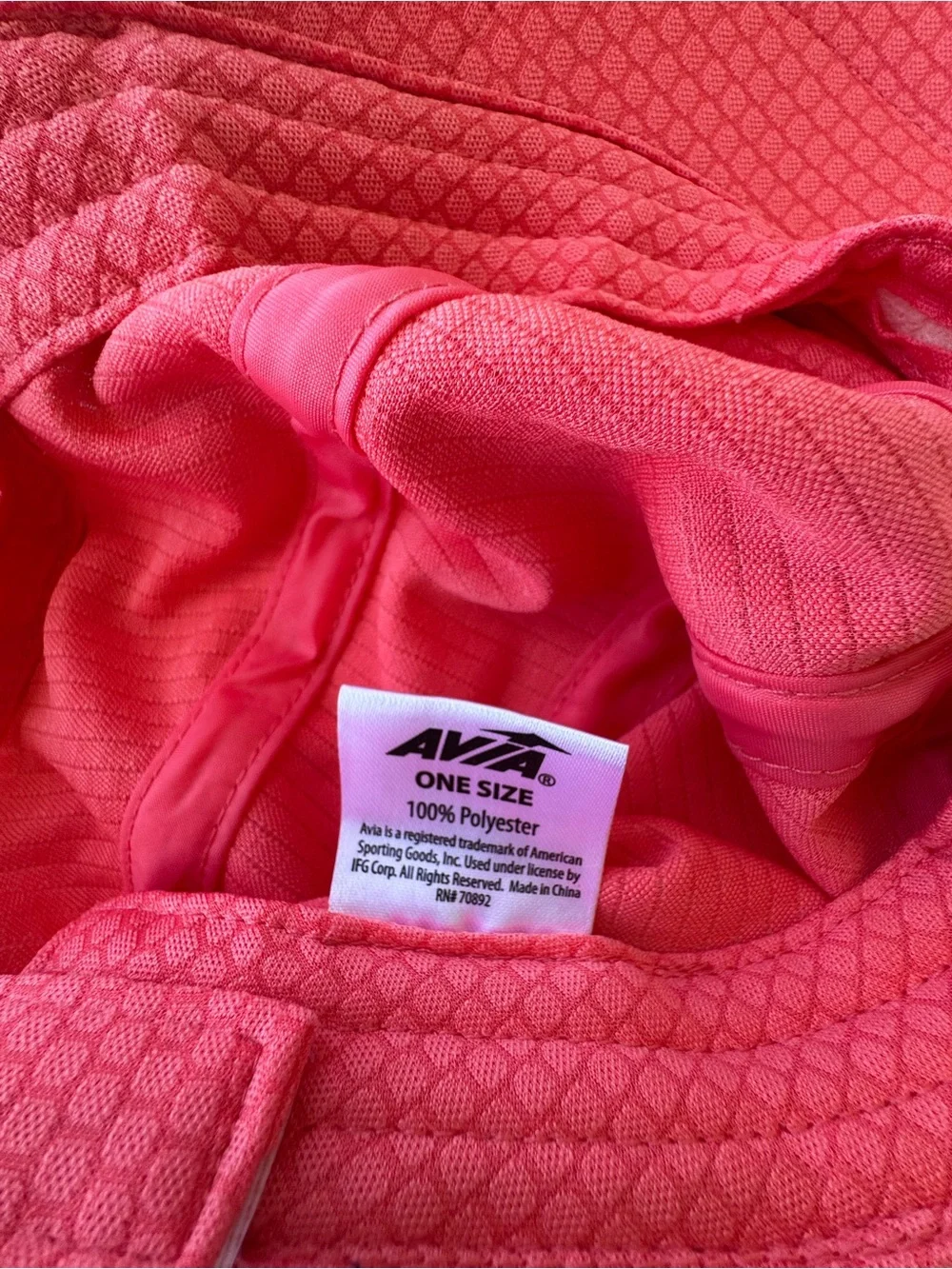 Avia, Pink, Performance Baseball Cap